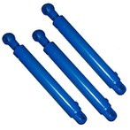 Strojno prerada drva Logotip šumskih strojeva Grabilica skidera Jednostruki radni hidraulični cilindar